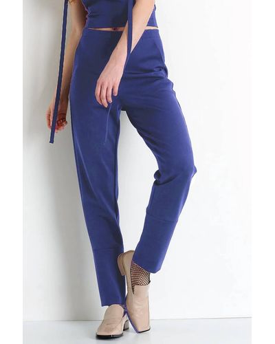 Shan Sofia Fitted Trouser - Blue