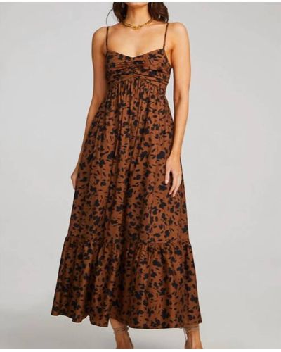 Saltwater Luxe Flora Maxi Dress - Brown