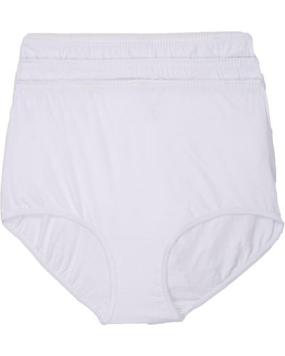 Vanity Fair Perfectly Yours Cotton Brief 3-pack - White