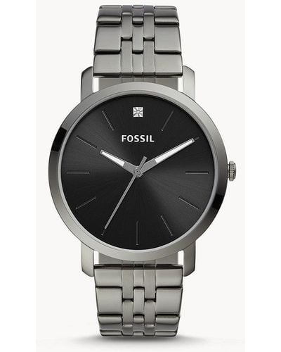 Fossil Lux Luther Three-hand, -tone Stainless Steel Watch - Multicolor