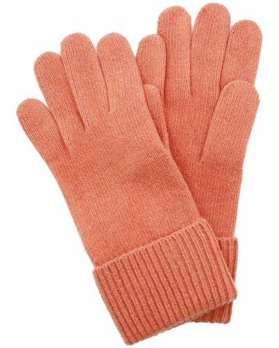 Portolano Cashmere Gloves - Orange