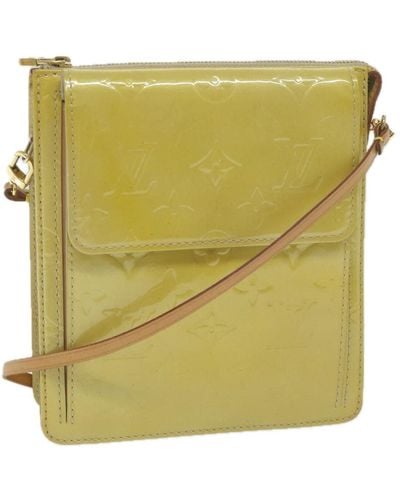 Louis Vuitton Mott Patent Leather Shoulder Bag (pre-owned) - Green