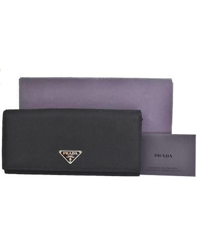 Prada Re-nylon Synthetic Wallet (pre-owned) - Purple