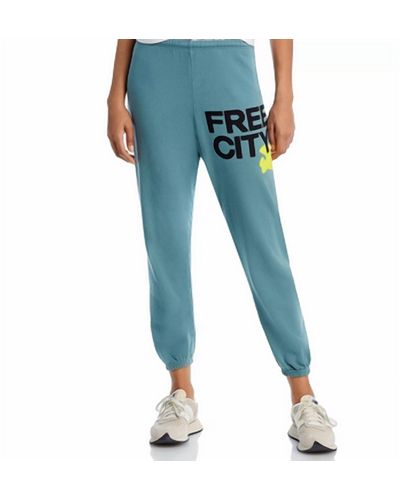 Freecity 3/4 Sweatpant - Blue