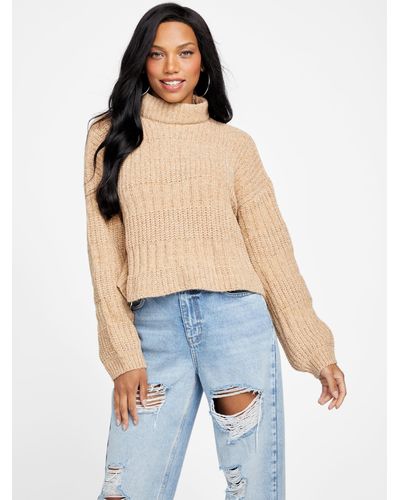 Guess Factory Kelly Turtleneck Sweater - Blue