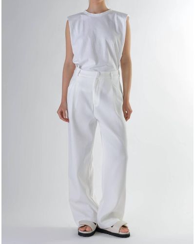 Endless Rose Classically Me Pants In White