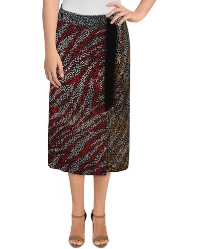 Rag & Bone Colette Silk Floral Wrap Skirt - Multicolor