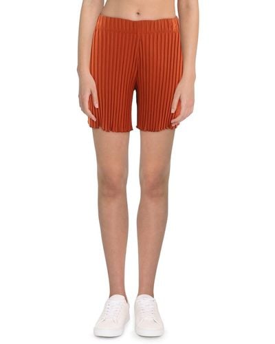 Simon Miller Micromodal High Waist Casual Shorts - Orange