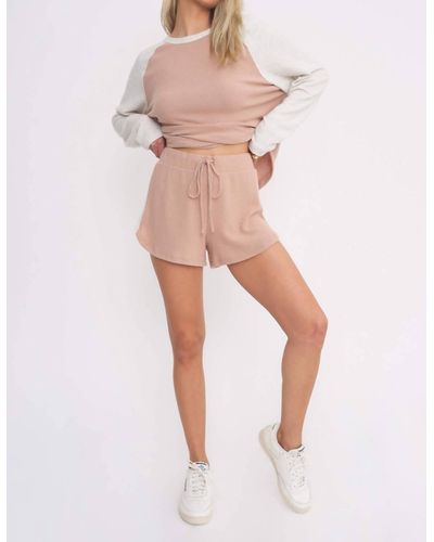 Project Social T Bases Loaded Shorts - Pink