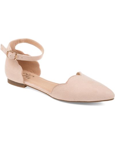 Journee Collection Collection Lana Flat - Pink