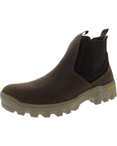 Pajar Soldado Leather Lug Sole Hiking Boots - Brown