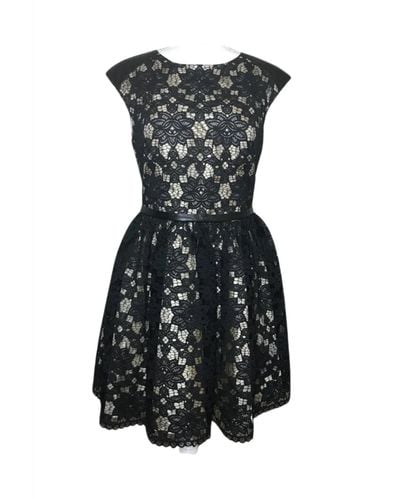 Jovani Floral Lace Dress - Black