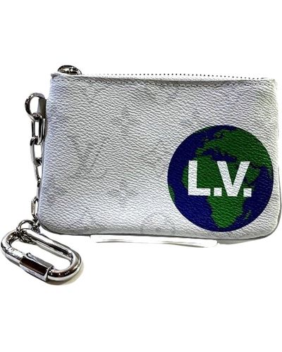 Louis Vuitton Zippy Coin Purse Canvas Wallet (pre-owned) - White