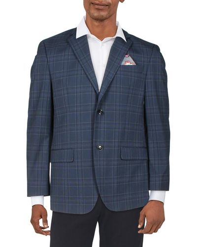 Sean John M Salisbury Classic Fit Pattern Suit Jacket - Blue