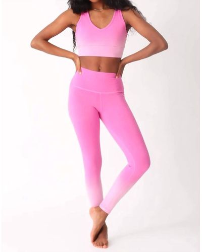 Electric and Rose Sunset legging - Pink