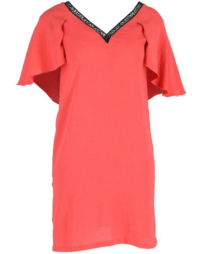 Maje Rysandre Flutter-sleeve Dress - Red