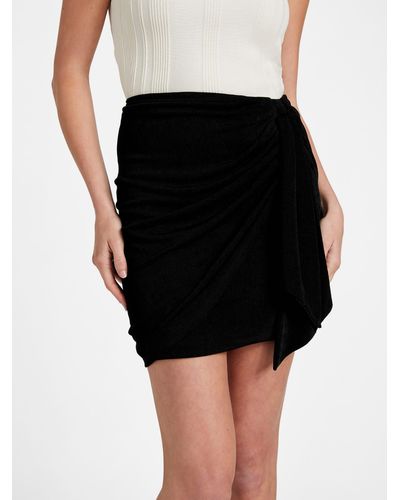 Guess Factory Dina Side-tie Skirt - Black