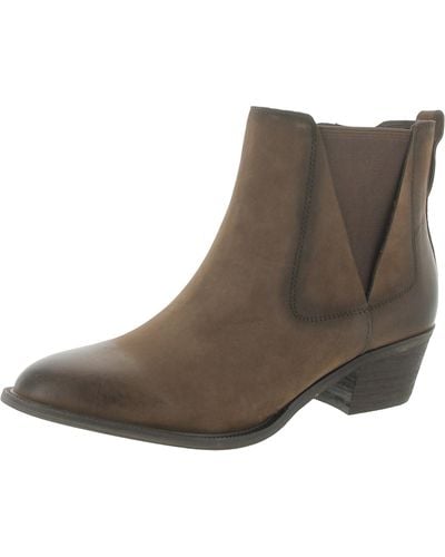 David Tate Arietaboot Leather Casual Ankle Boots - Brown