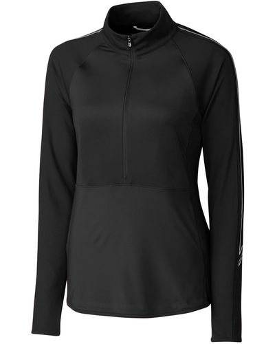 Cutter & Buck Ladies' Pennant Sport Half-zip Jacket - Black