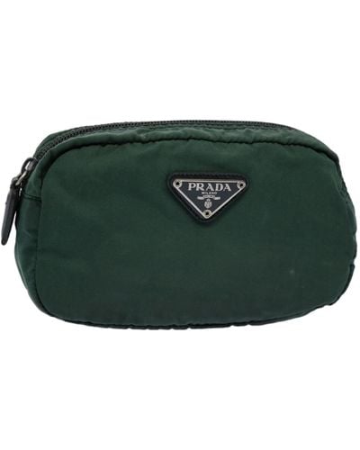 Prada Synthetic Clutch Bag (pre-owned) - Green