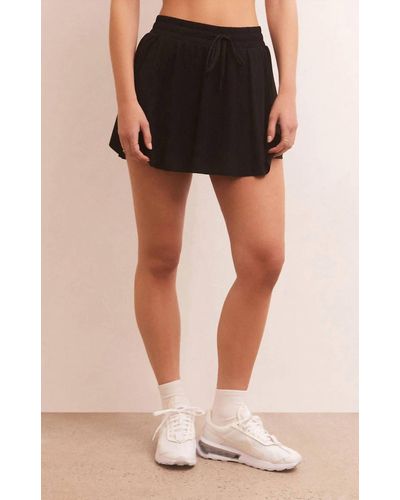 Z Supply Match Point Skirt - Black