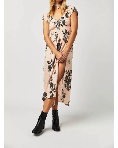 Free People Forget Me Not Midi Dress - White