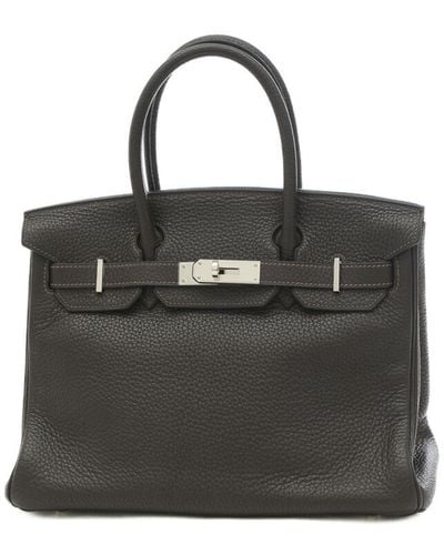 Hermès Birkin Leather Shopper Bag (pre-owned) - Black