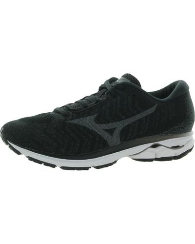 Mizuno Waverider Waveknit 3 Sneaker Fitness Running Shoes - Black