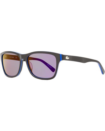Lacoste Rectangular Sunglasses L683s Black/blue 55mm