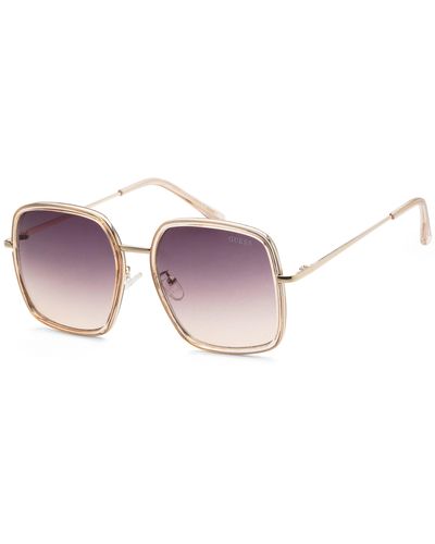 Guess 57mm Sunglasses Gf0389-32f - Pink
