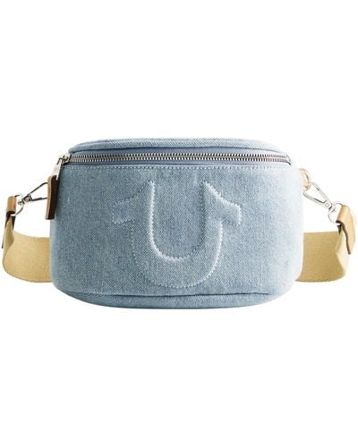 True Religion Stitched Horseshoe Belt Bag - Blue