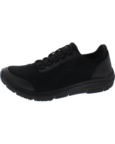 Dr. Scholls Baxter Knit Round Toe Casual Work & Safety Shoes - Black