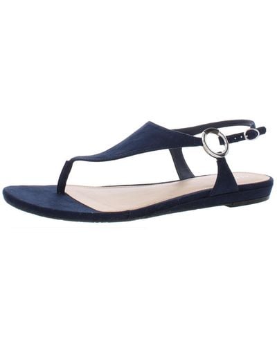 Alfani Hayyden Solid Dressy Thong Sandals - Blue