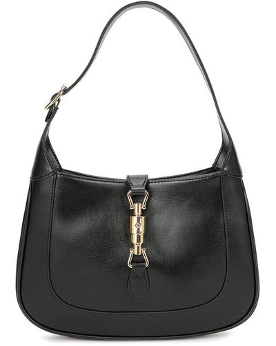 Tiffany & Fred Paris Smooth Leather Hobo Bag - Black