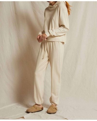 PERFECTWHITETEE Toni French Terry sweatpants - Natural