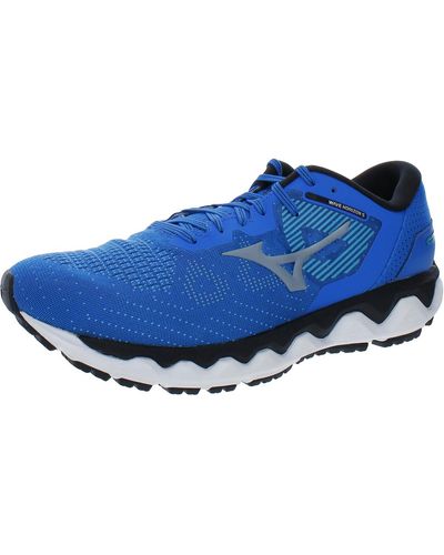 Mizuno Wave Horizon 5 Fitness Exercise Running Shoes - Blue