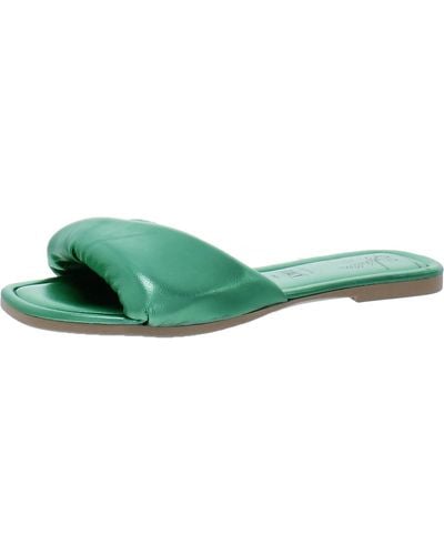 Seychelles Breath Of Fresh Faux Leather Flip-flops - Green