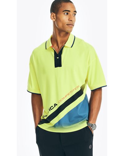 Nautica Competition Sustainably Crafted Relaxed Fit Polo - Green