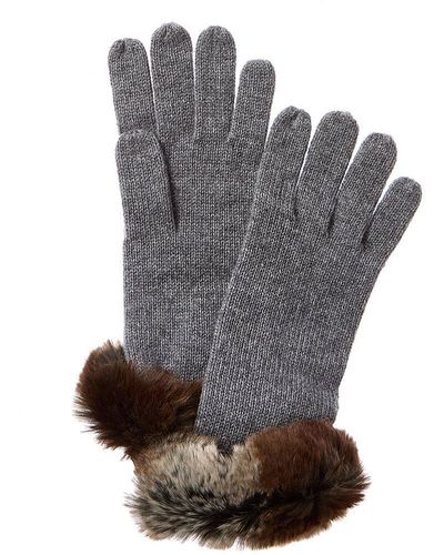 Phenix Cashmere Gloves - Gray