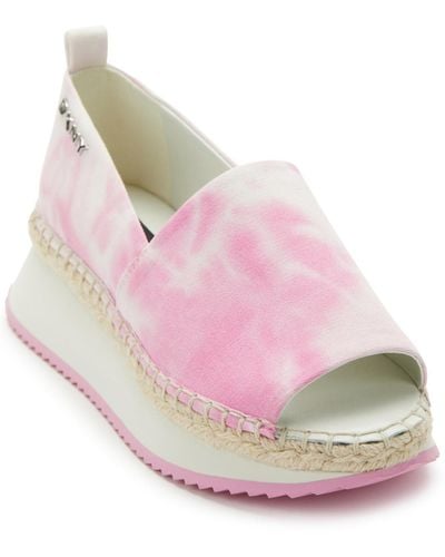 Dkny wedge sandals sale