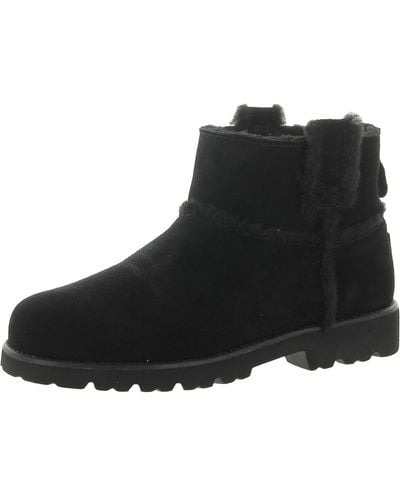 BEARPAW Willow Sheepskin Cold Weather Shearling Boots - Black