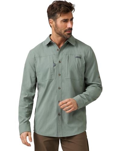 Free Country Acadia Long Sleeve Shirt - Green