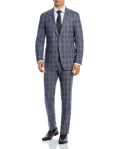 Hart Schaffner Marx Wool 2pc Pant Suit - Blue