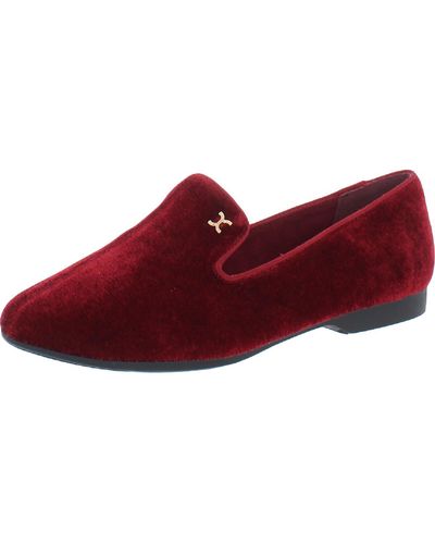 Charter Club Purcie Dressy Slip On Loafers - Red