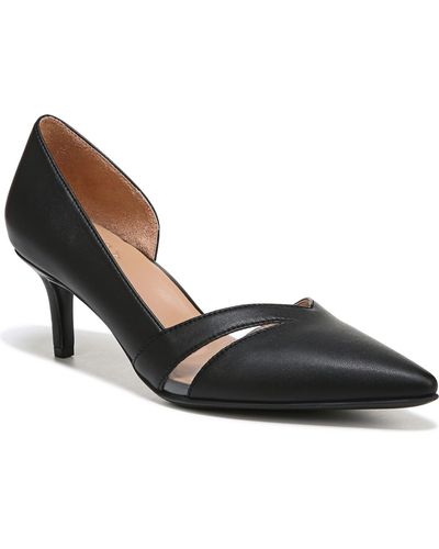 Naturalizer Addie Cushioned Footbed Pointed Toe Pumps - Black