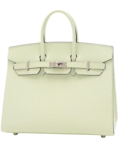 Hermès Birkin 25 Leather Handbag (pre-owned) - Natural