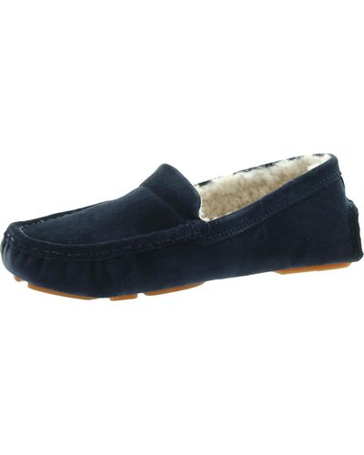 Gentle Souls Mina Driver Comfort Insole Slip On Loafers - Blue
