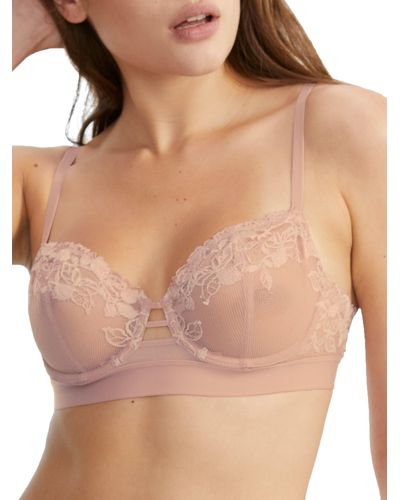 B.tempt'd B.temptd By Wacoal Lace Encounter Bra in Natural