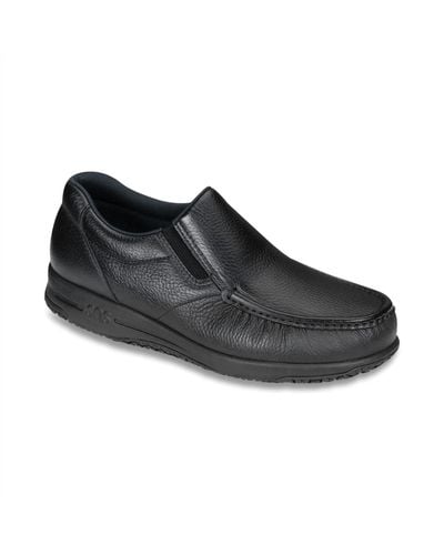 SAS Navigator Slip Resistant Work Shoe - Wide Width - Black