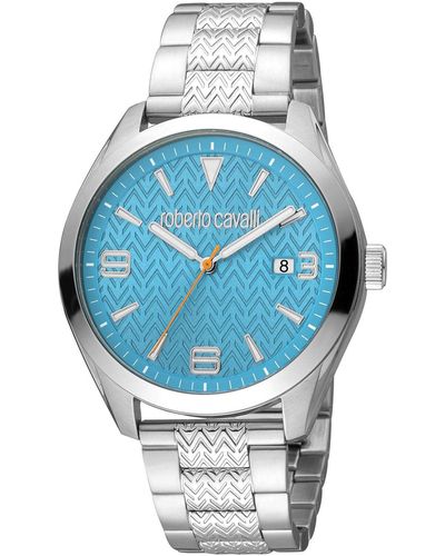 Roberto Cavalli Classic Dial Watch - Blue